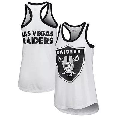 Women's G-III 4Her by Carl Banks White Las Vegas Raiders Tater Tank Top