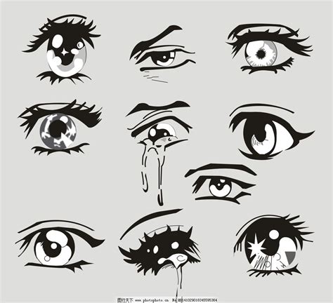 求手绘动漫眼睛的各种眼睛的画法-求手绘动漫眼睛的各种眼睛的画法