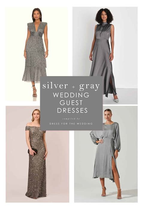 Silver grey dresses for wedding guest 60 photos - Astyledwedding.com