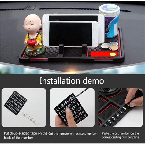 Buy Big Size Anti Slip Mat with Phone Stand for Car Dashboard – Motorhunk