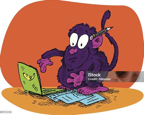 Image result for Monkey at Computer