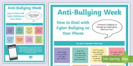 Cyber Bullying Flyer | 5th Grade Resource | Twinkl USA