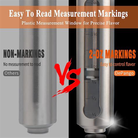 Buy DePango Meat Injector, Stainless Steel Marinade Injector Flavor ...