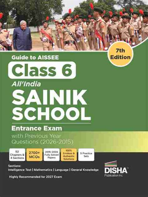 Disha Guide to AISSEE Class 6 All India SAINIK School Entrance Exam ...