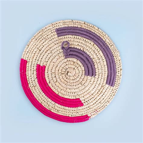 Buy Handcrafted Sabai Grass Wall Plate Online On Zwende