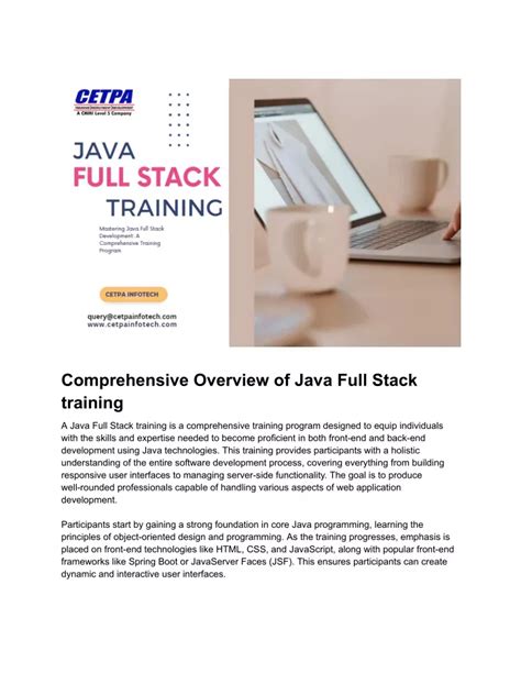 Image result for Java Full-Stack Overview