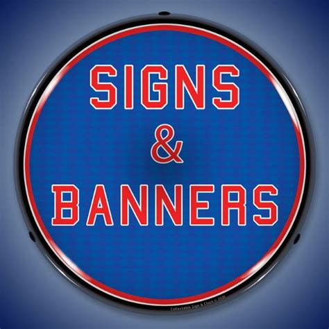 Signs & Banners LED Lighted Business Sign 14 x 14 Inches