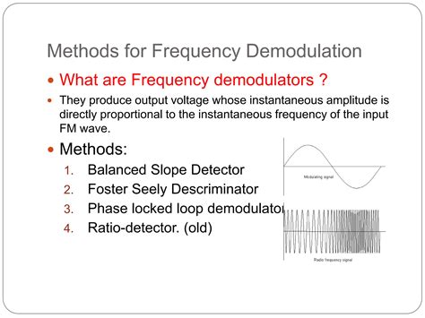FM Demodulation analog communication types of demodulation | PPTX