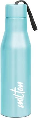MILTON Super 1000 Stainless Steel Water Bottle, 1000 ml, Sky Blue 1000 ...