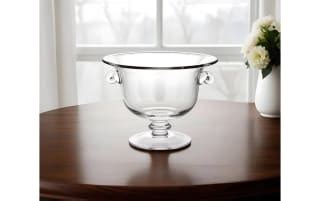11'' Berlin Mouth Blown Clear Crystal Bowl | Bob's Discount Furniture ...