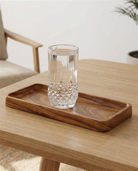 Teak Rectangular Serving Tray – WoodRose