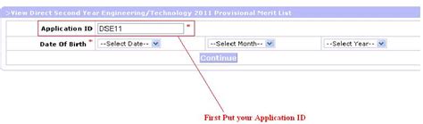 How To Find Provisional Merit List Number on dte.org.in (Direct Second ...