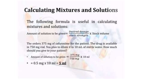 Basic Drug Calculation Formulas 的图像结果