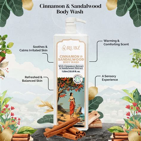 Best Cinnamon & Sandalwood Shower Gel for Daily Use – Fresh Skin ...