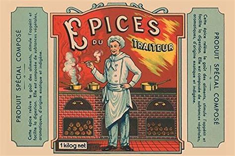 A Label for a Spiced Food Product That stimulates The Appetite and ...