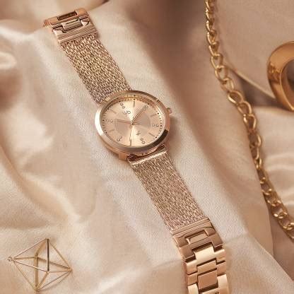 Fastrack Vyb Flare Rose Gold Dial Rose Gold Strap Analog Watch - For ...