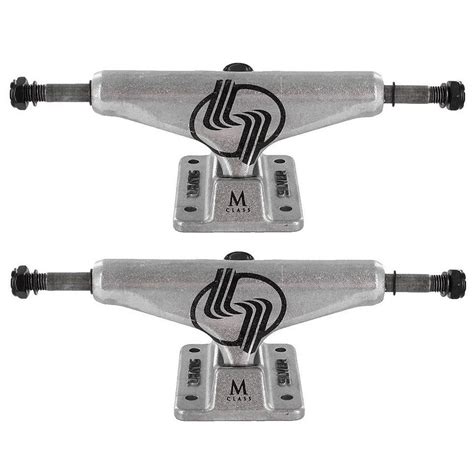 Silver M-Class Hollow Polish 8.5 Skateboard Trucks - TRIGGER BROS. SURFBOARDS PTY. LTD.