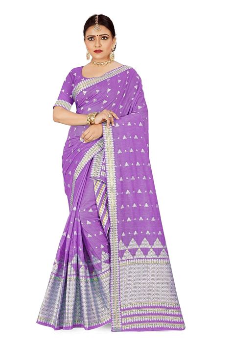 Buy SKIRAN’S Assamese Machine-Weaving AC Cotton Blend Mekhla Chador ...