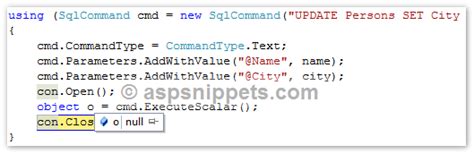 Image result for SqlCommand Example