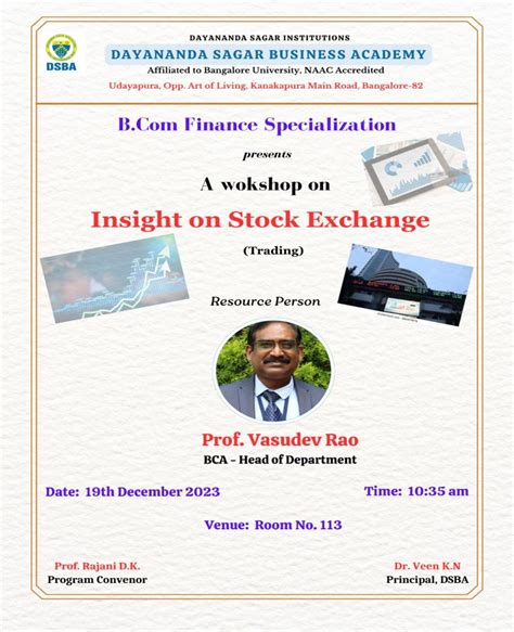 Dayananda Sagar Business Academy : Best BCA, BBA and B.COM College in ...