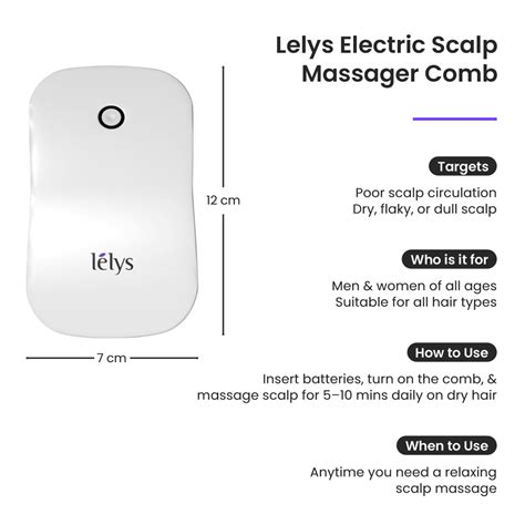 Buy Lelys Electric Scalp Massager Comb Online at Best Price in India ...