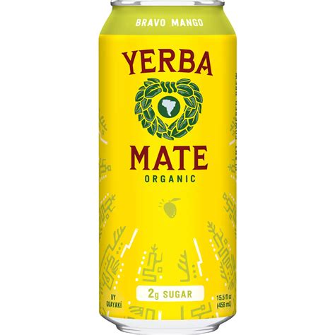 Yerba Madre Organic Yerba Mate - Bravo Mango - Shop Sports & energy ...