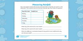 Measuring Rainfall Activity (teacher made) - Twinkl