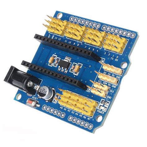 Nano 328P Expansion Adapter Breakout Board IO Shield– Buy Online India ...