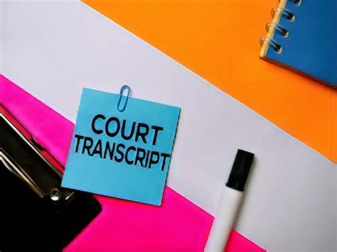 Image result for Court Hearing Transcript Sample