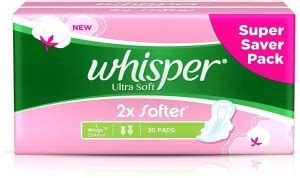 Whisper Ultra Soft - L Wings Sanitary Pad | Buy Women Hygiene products ...