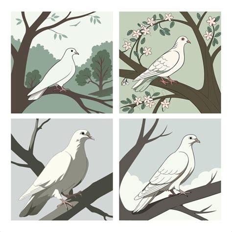 Realistic 3d white pigeon | Premium AI-generated vector