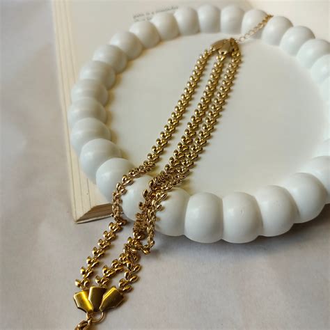 Lush Leaf Layers Bracelet 18K Gold Plated, Waterproof and Anti Tarnish ...