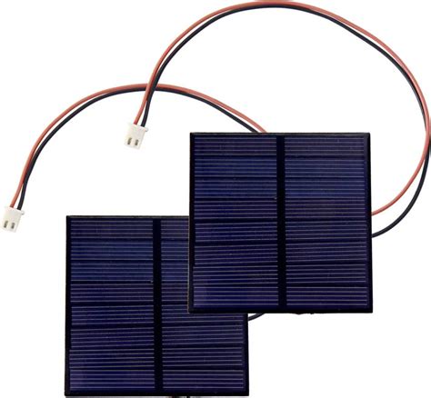 Electronic Spices 55mm x 55mm 6V 50mAh Square polycrystalline mini ...