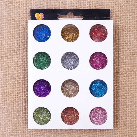 12 Colors Glitter Sparkle Powder – Harshu's Craft Store