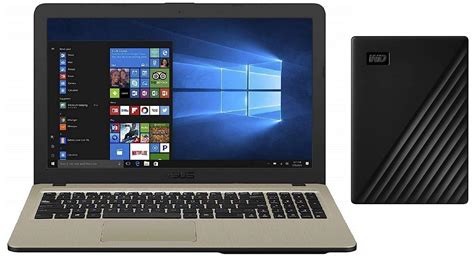 Asus VivoBooK Intel Celeron 15.6-inch Laptop+ WD 2TB My Passport ...