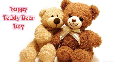 Happy Teddy Bear Day Quote - Desi Comments