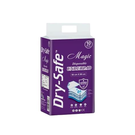 Dry Safe Magic Underpad Disposable (10 Pack) | 5-Layer Protection ...