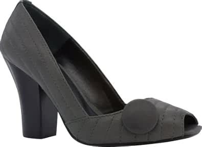 Buy jessica bennett Women's Gypsy Peep Toe Pump,Grey,10.5 M at Amazon.in