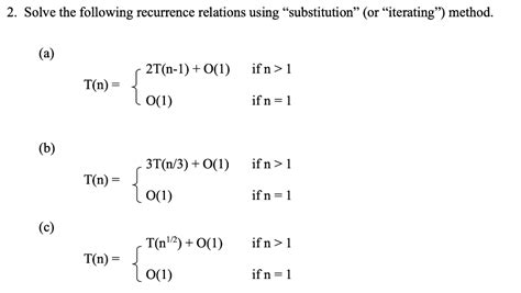 Substitution Method Recurrence 的图像结果