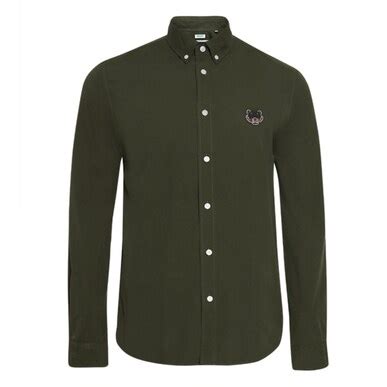 Buy Men Green Solid Long Sleeve Casual Shirts Online - 253423 | The ...