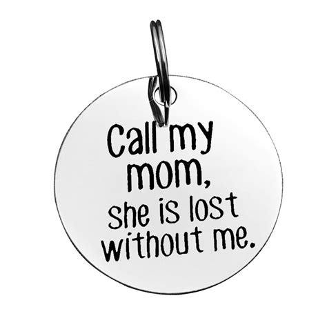 Vadaka Funny Pet Tag Funny Dog Tag Stainless Steel Dog Cat Pet Tags Dog ...