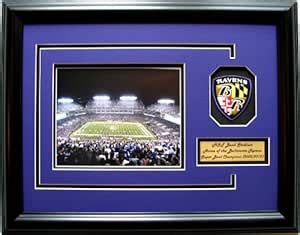 NFL Baltimore Ravens M&T Bank Stadium Framed Landscape Photo with Team ...