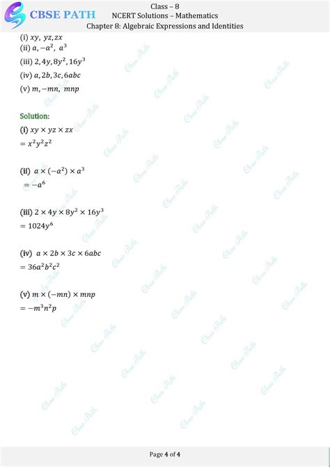 Image result for Class 8 Math Book Lesson 22 Exercise