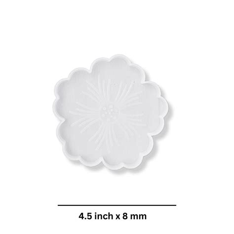 Eco-Mould: 4.5 inch Flower Silicone Mould