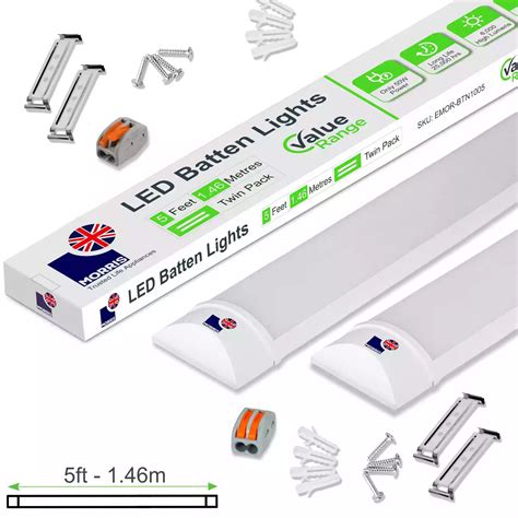 Morris Slimline 5ft LED Tubes | MorrisDirect.co.uk - Morris Direct