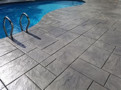 Ashler Slate Concrete Stamps BIONDO CEMENT | Stamped Concrete Pattern