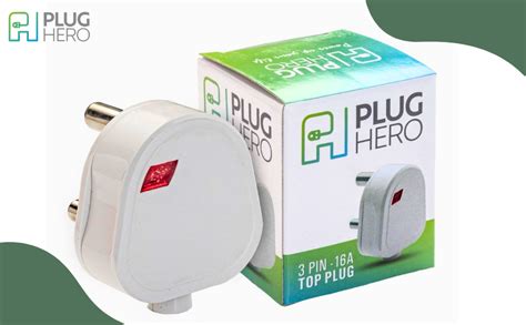 PLUG HERO-16A 3 Pin Plug Top with Indicator 240V (pack of 5) Suitable ...