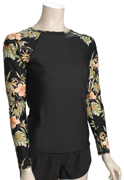 Volcom For The Tides LS Women's Rash Guard - Black Combo For Sale at ...