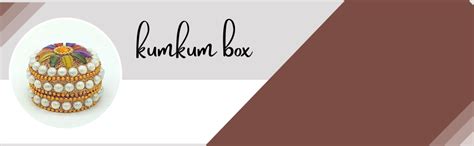 Shri Shri Handicraft Aluminum Golden Small Kumkum Box With Tilak Stick ...