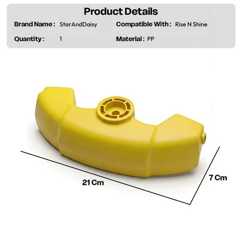 Rise N Shine Kids Scooter Head Part – Green Yellow Replacement